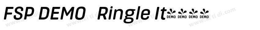 FSP DEMO   Ringle It字体转换